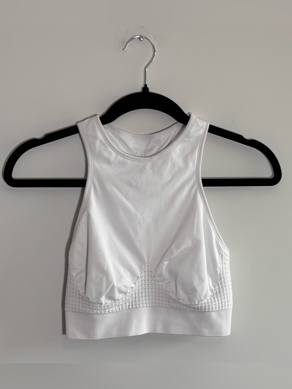 Sweaty Betty Stamina Seamless Sports Bra White Size Medium Low to Medium Impact